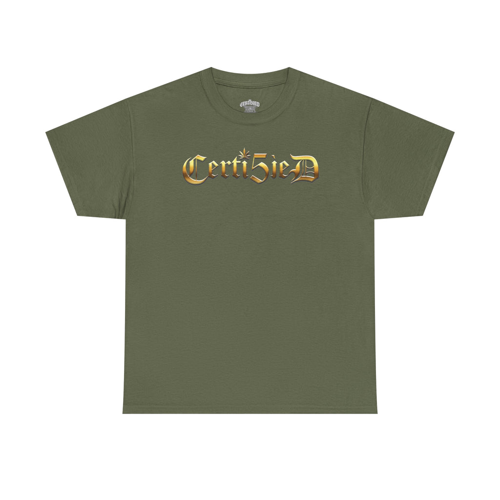 Certi5ied Black & Gold Classic Tee