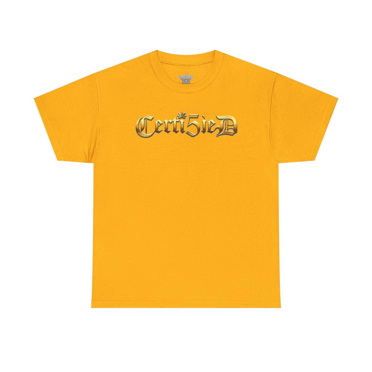 Certi5ied Black & Gold Classic Tee
