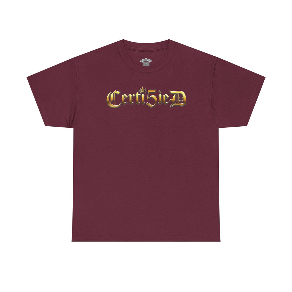 Certi5ied Black & Gold Classic Tee