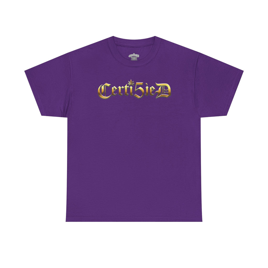 Certi5ied Black & Gold Classic Tee
