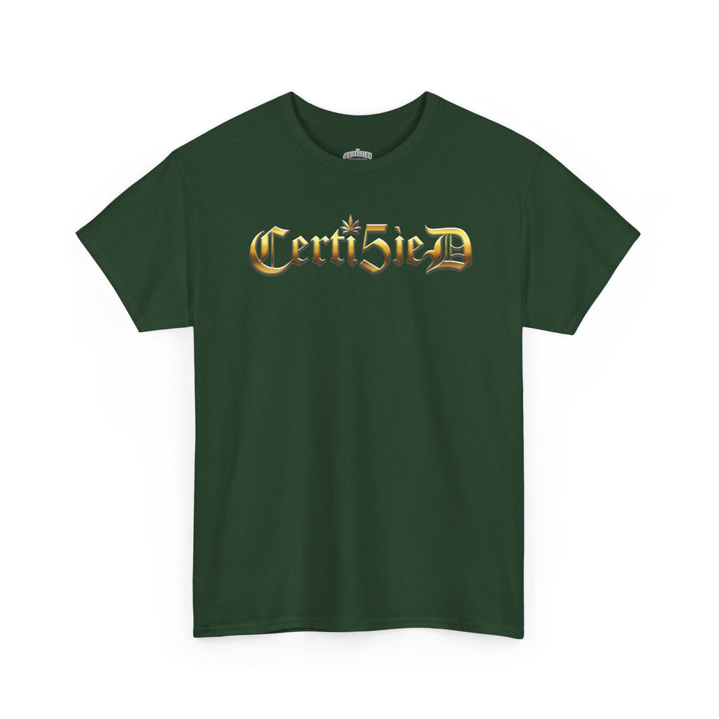 Certi5ied Black & Gold Classic Tee