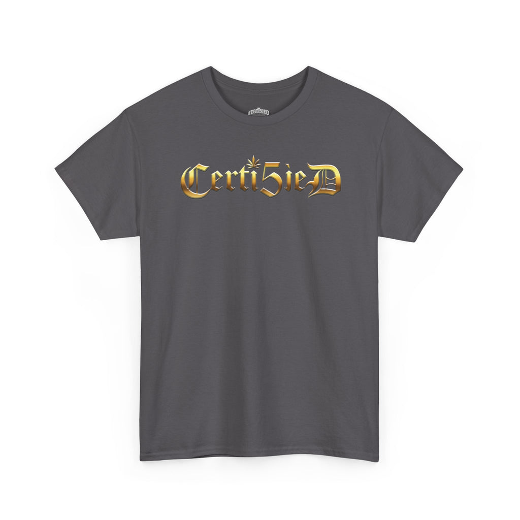 Certi5ied Black & Gold Classic Tee