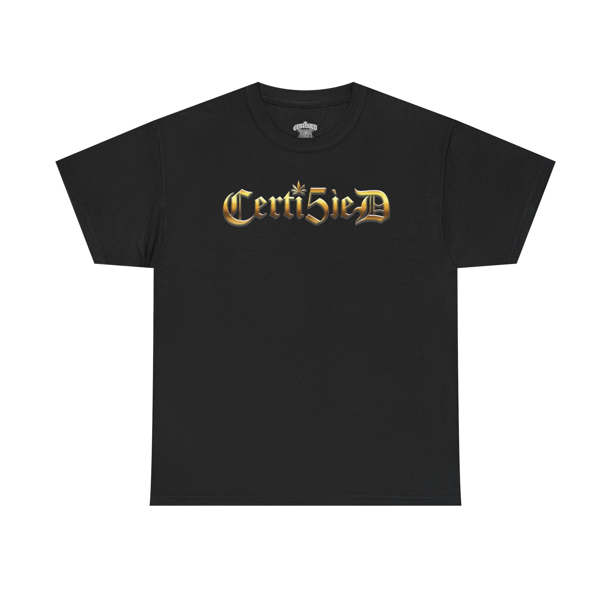 Certi5ied Black & Gold Classic Tee