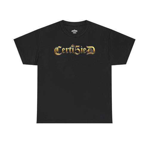 Certi5ied Black & Gold Classic Tee