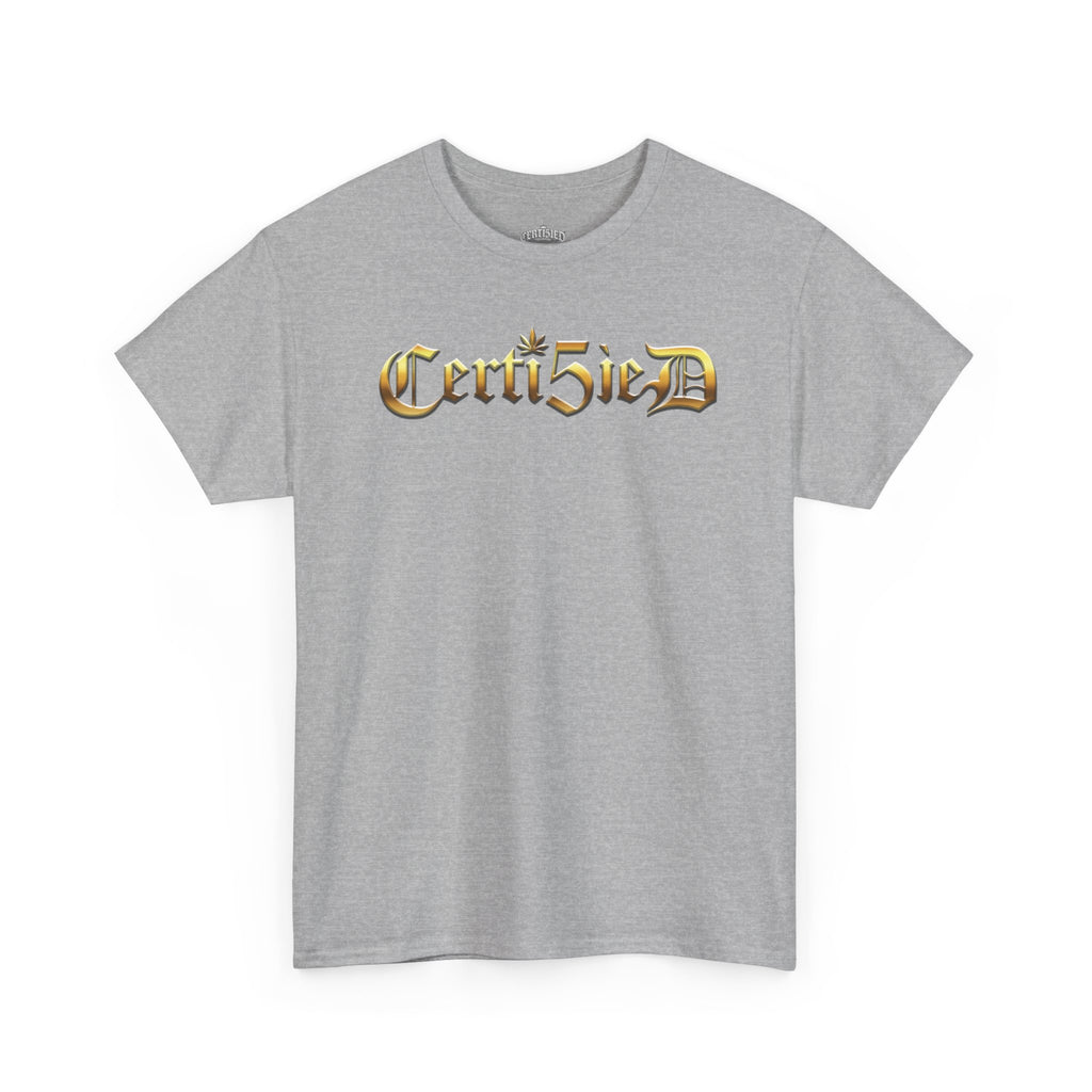 Certi5ied Black & Gold Classic Tee