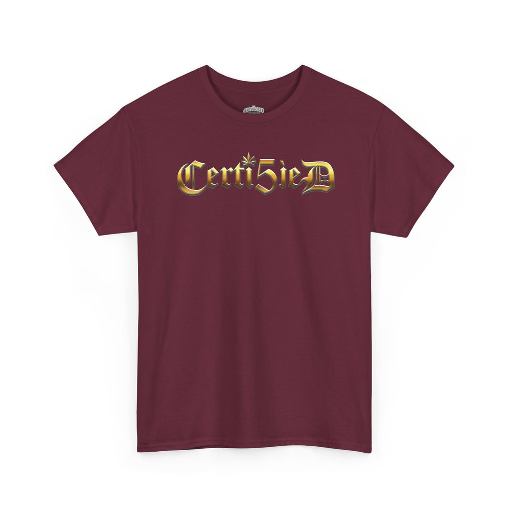 Certi5ied Black & Gold Classic Tee