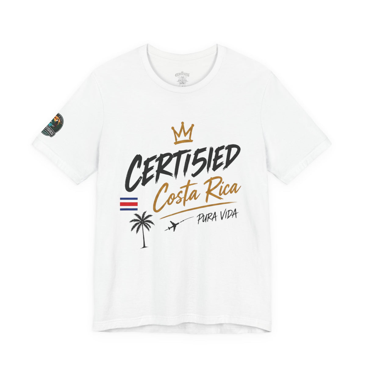 CERTI5IED COSTA RICA CROWN TEE