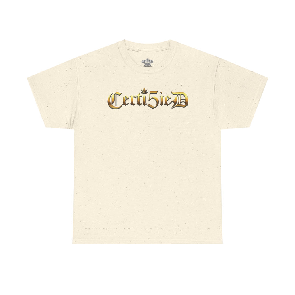 Certi5ied Black & Gold Classic Tee