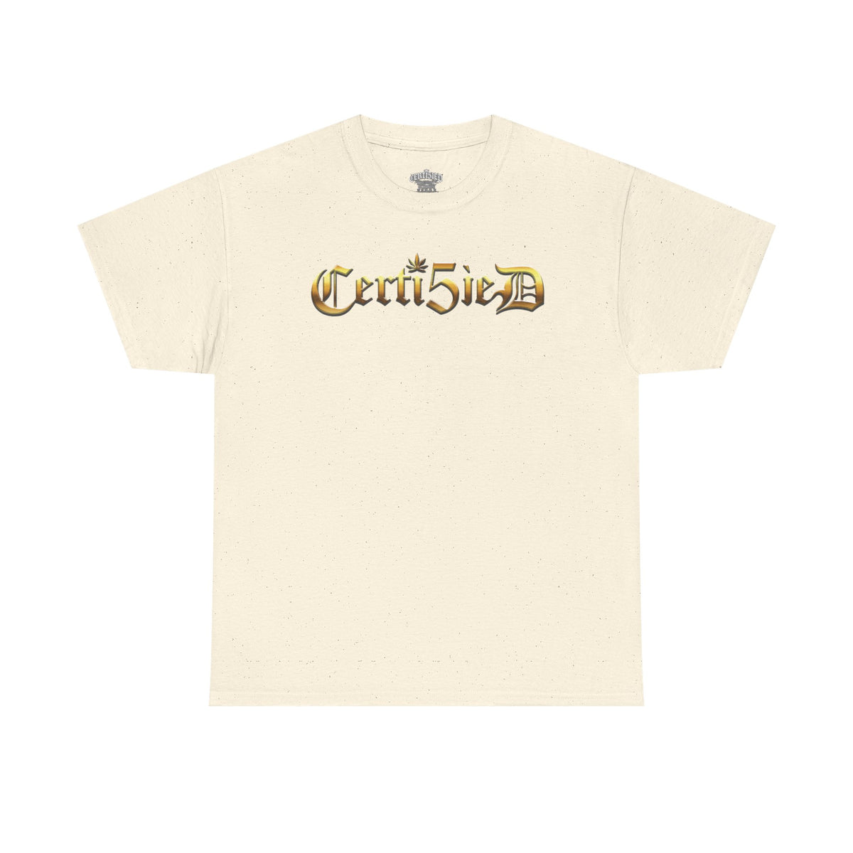 Certi5ied Black & Gold Classic Tee