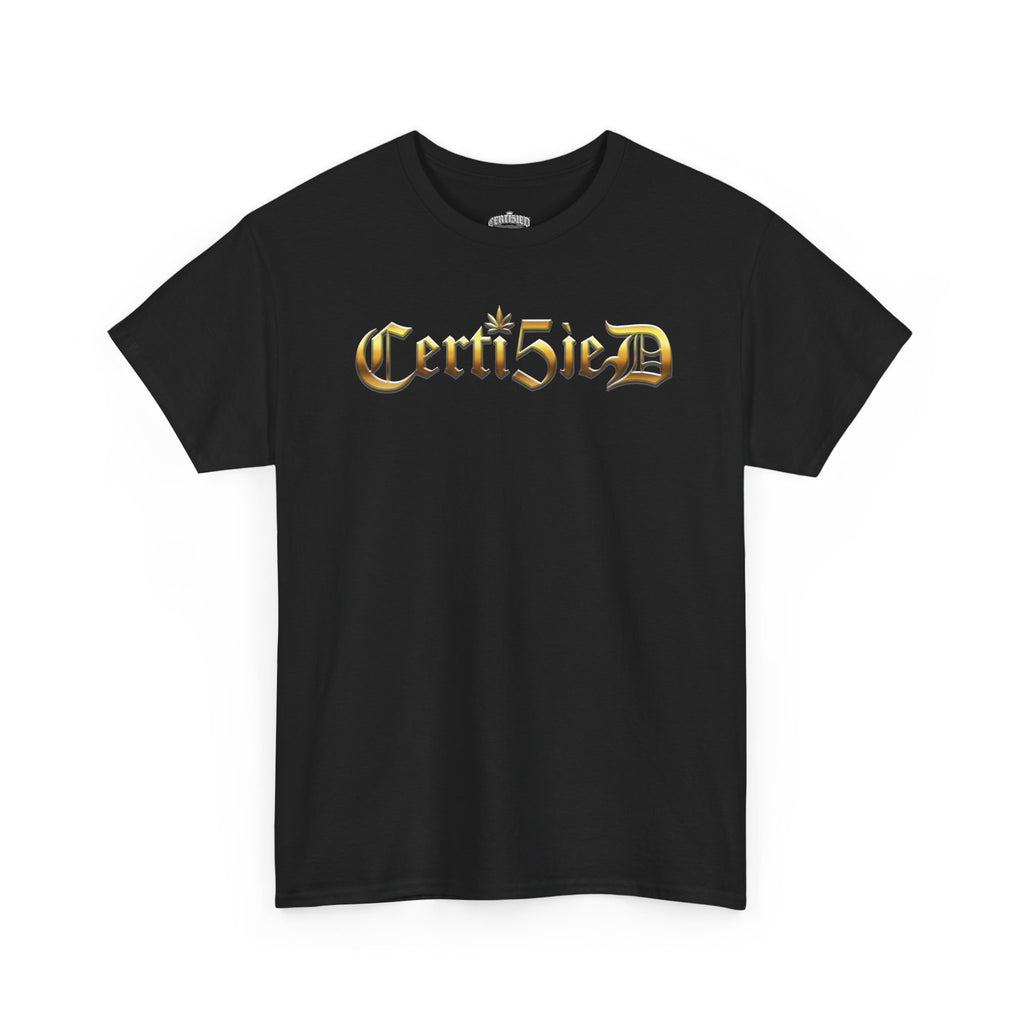 Certi5ied Black & Gold Classic Tee