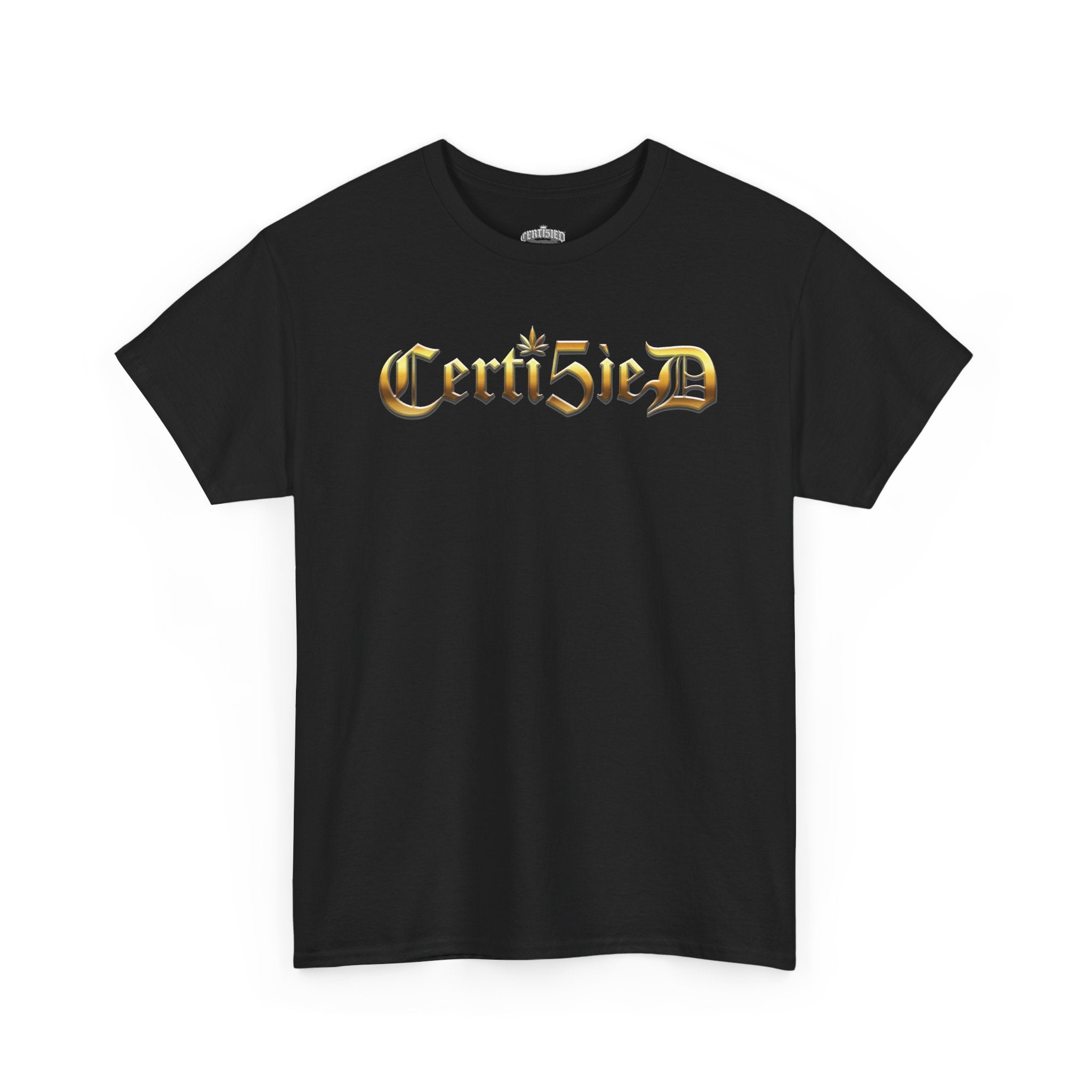 Certi5ied Black & Gold Classic Tee