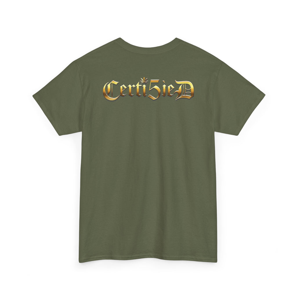 Certi5ied Black & Gold Classic Tee