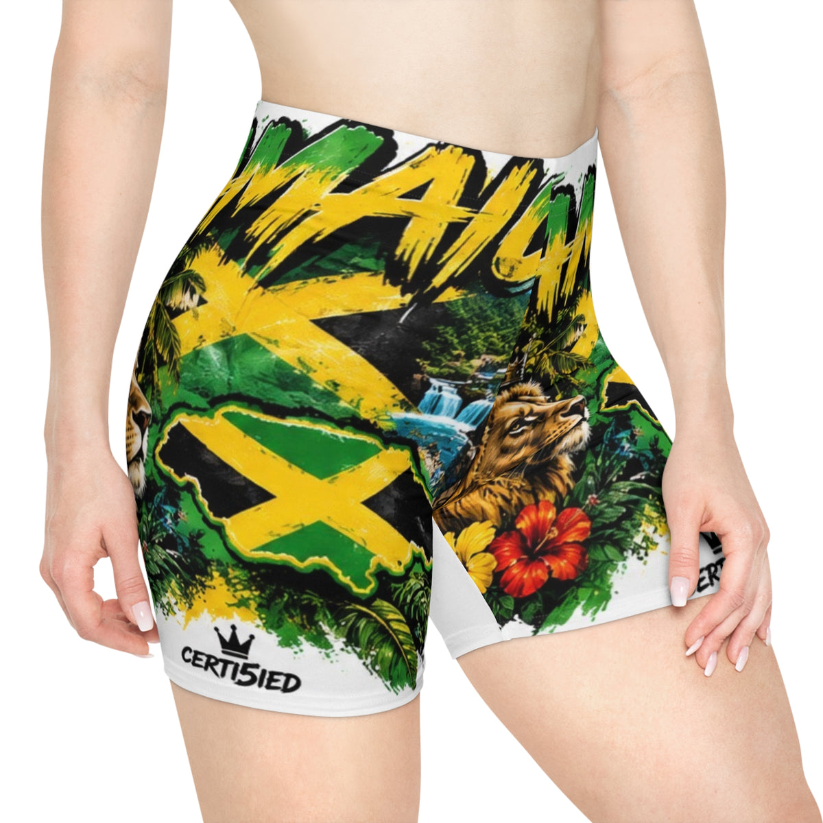 CERTI5IED Women's Biker Shorts – Jamaica