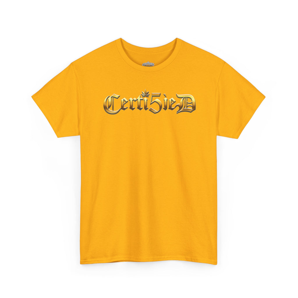 Certi5ied Black & Gold Classic Tee