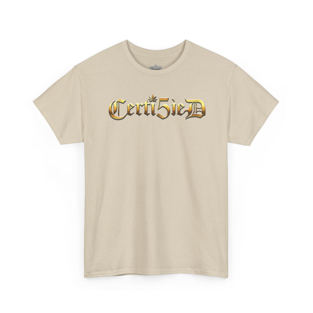 Certi5ied Black & Gold Classic Tee