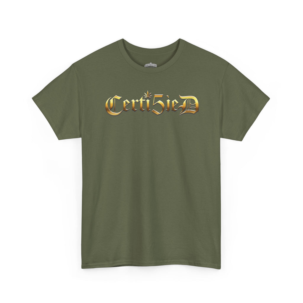 Certi5ied Black & Gold Classic Tee