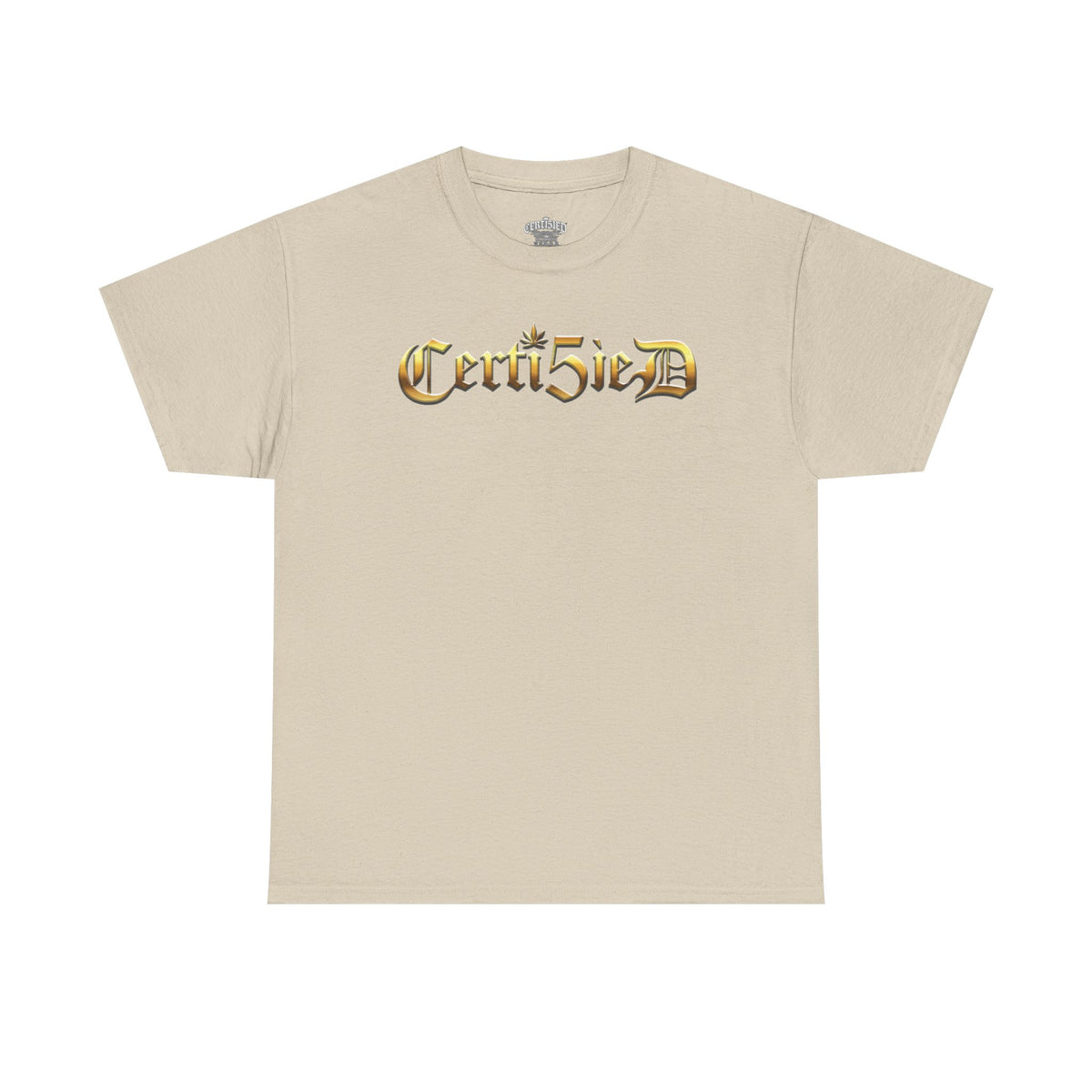Certi5ied Black & Gold Classic Tee