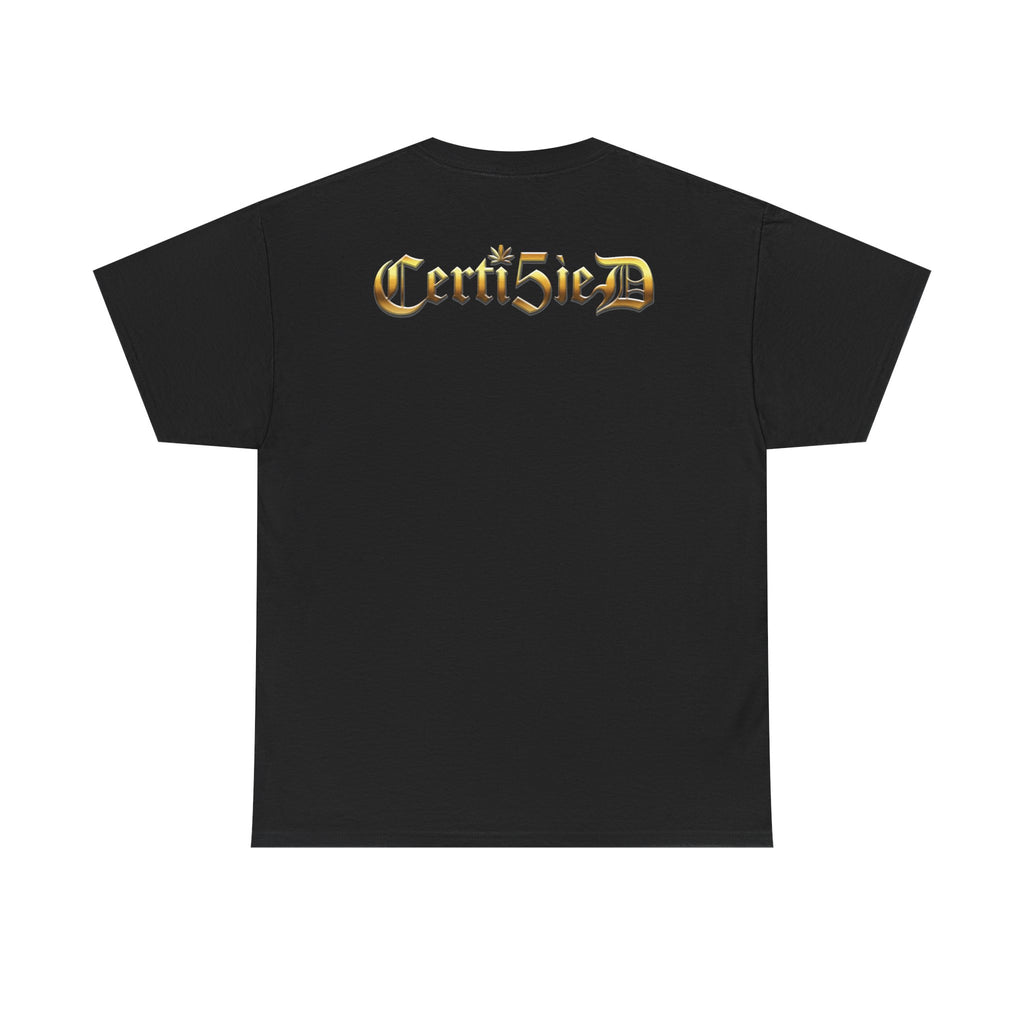 Certi5ied Black & Gold Classic Tee