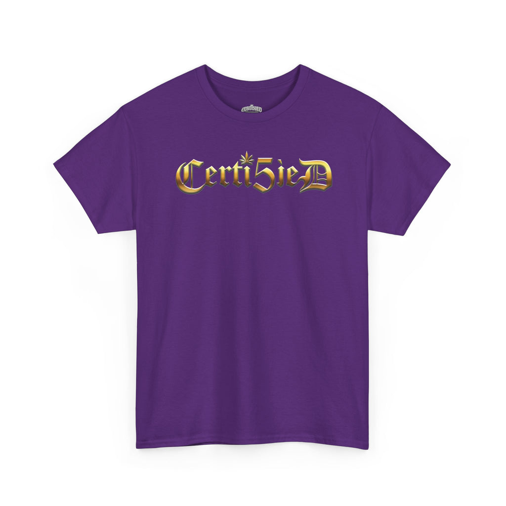 Certi5ied Black & Gold Classic Tee
