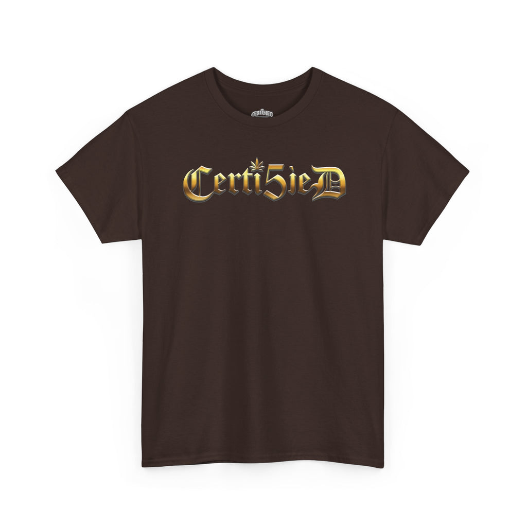 Certi5ied Black & Gold Classic Tee