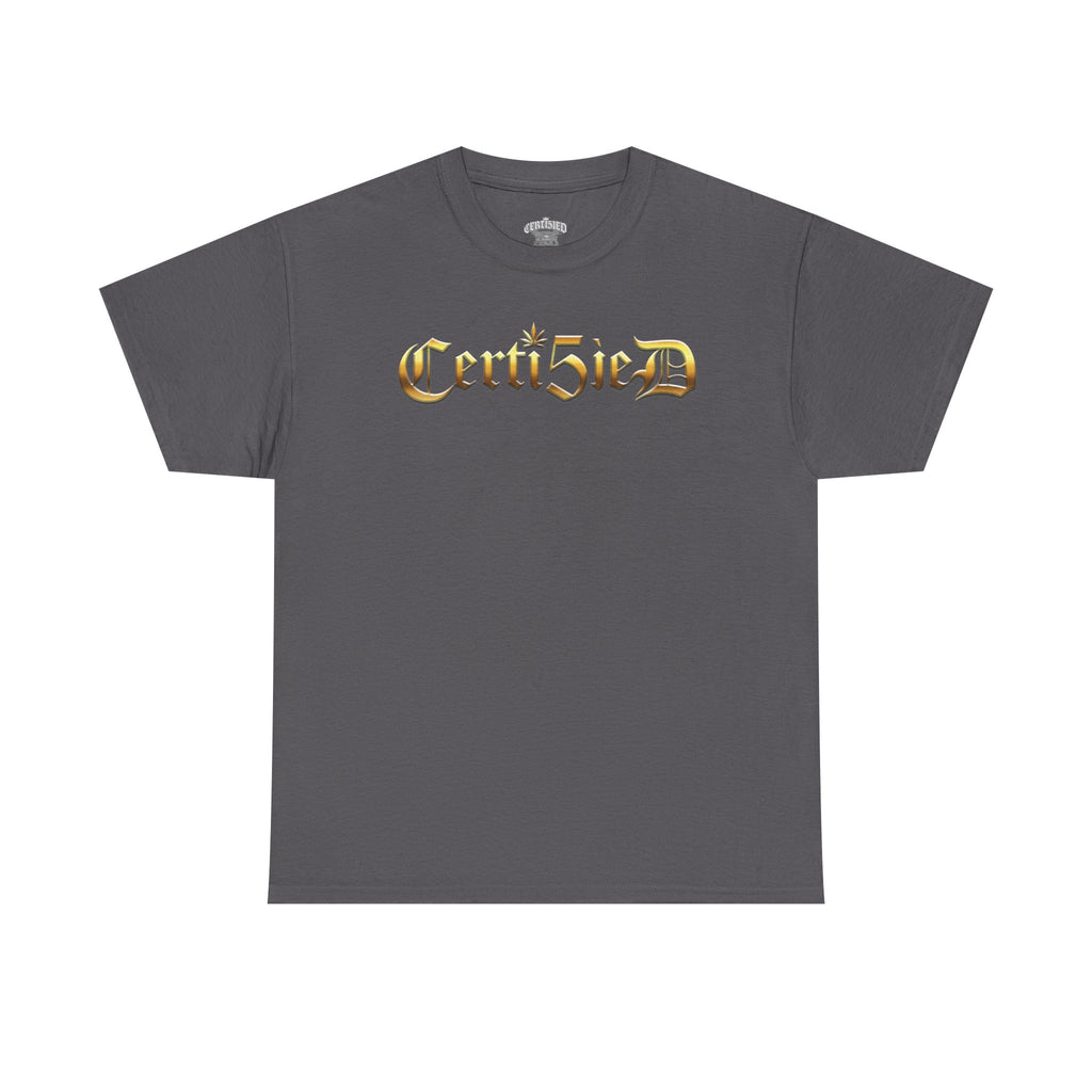 Certi5ied Black & Gold Classic Tee